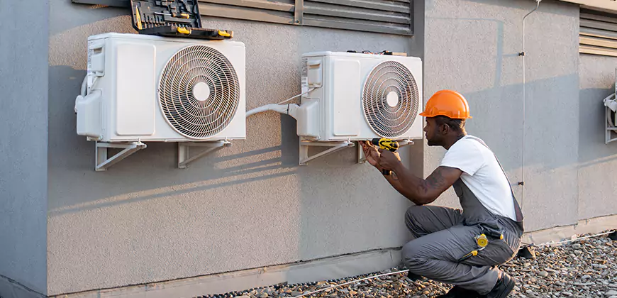 Central AC Outdoor Unit Cleaning in North Hills