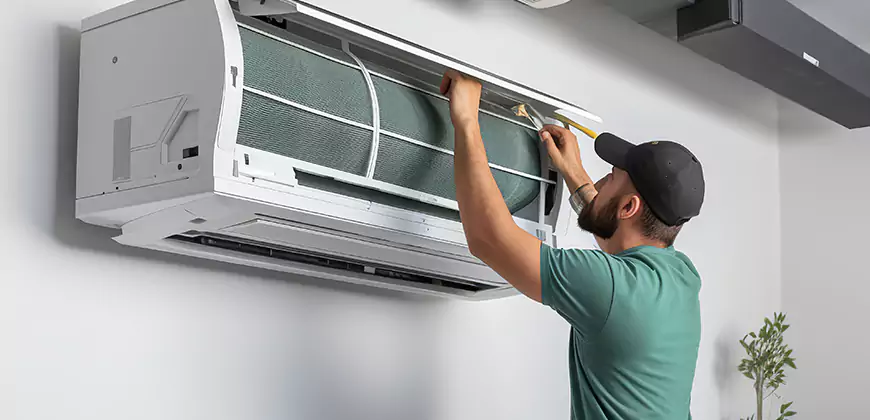 Bathroom and Small Space Ductless Installation in North Hills