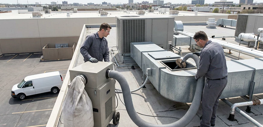 Commercial and Industrial Duct Cleaning in North Hills